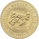 Australien 100 $ 1987 Nugget - 1 Unze Feingold